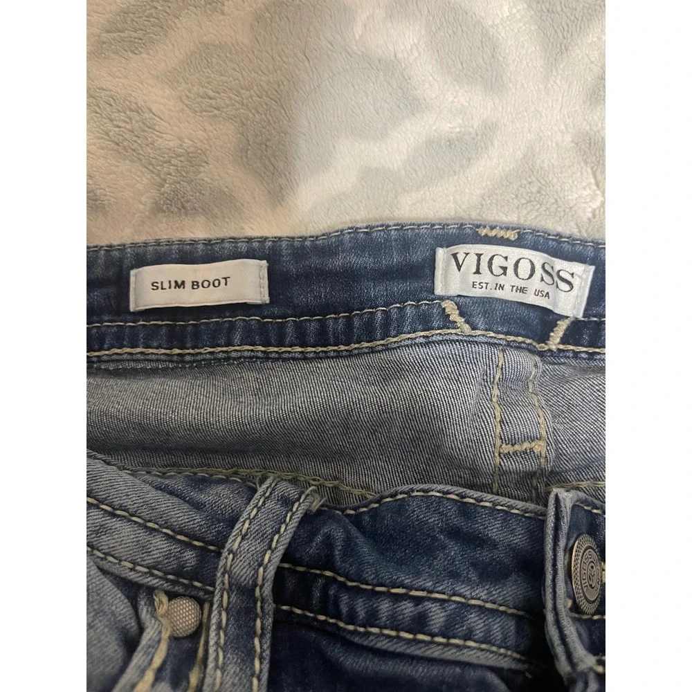 VIGOSS Slim Boot Stretch Denim Jeans Women's Size 14